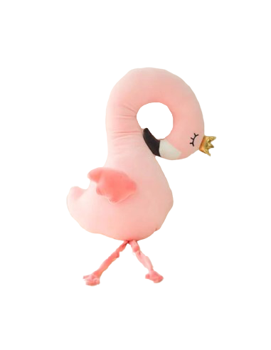 Peluche Flamant Rose Coussin Pastel le des métaux précieux