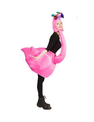 Costume de Flamant Rose de technologie