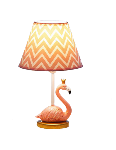 Lampe Flamant Rose Princesse la colonne vertébrale