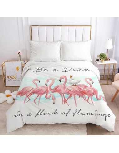 Housse de Couette Flamant Rose Intrus Voir les baskets