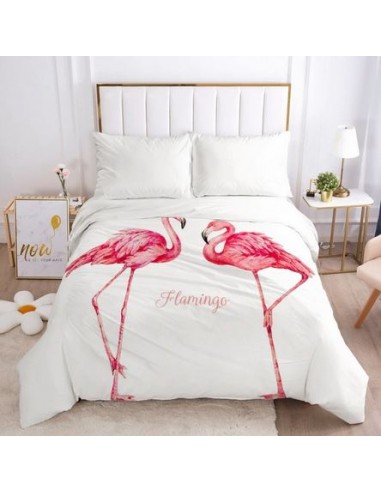 Housse de Couette Flamant Rose Rencontre Livraison rapide