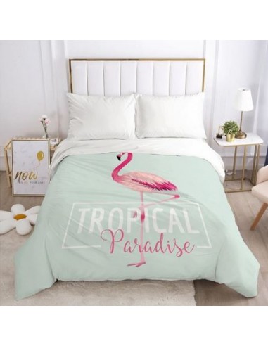 Housse de Couette Flamant Rose Tropical store