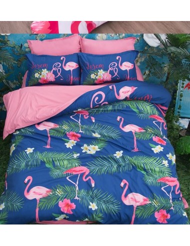 Parure Housse de Couette Flamant Rose Tropical à prix réduit toute l'année