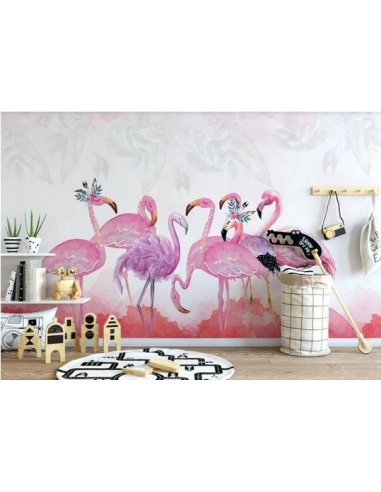 Papier Peint Flamant Rose 4 Murs Jeux Toutes les collections ici