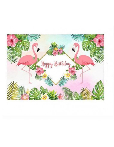 Décor Arrière Plan Flamant Rose Tropical JUSQU'A -70%! 