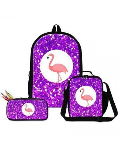 Lot de Sacs Flamant Rose Paillettes Parme Livraison rapide