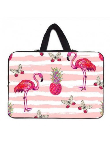 Étui Ordinateur Flamant Rose Ananas Livraison rapide