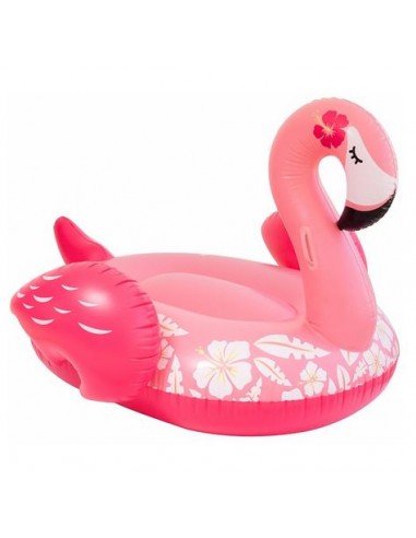 Bouée Flamant Rose Fleurs XL chez Cornerstreet bien 