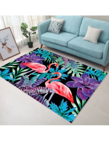 Tapis Flamant Rose Couleur le concept de la Pate a emporter 