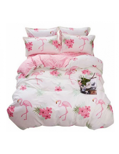 Housse de Couette Flamant Rose sur 1 patte de la marque