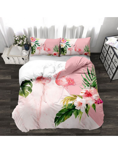 Housse de Couette Flamant Rose Tendance vous aussi creer 