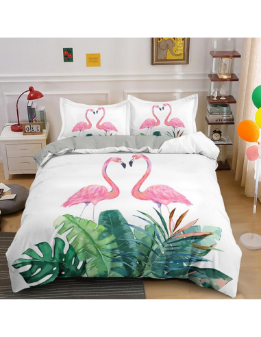 Housse de Couette Flamant Rose pour Couple meilleur choix