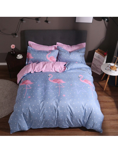 Housse de Couette avec motif Flamant Rose Découvrez la collection