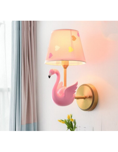 Lampe Flamant Rose Applique ouvre sa boutique