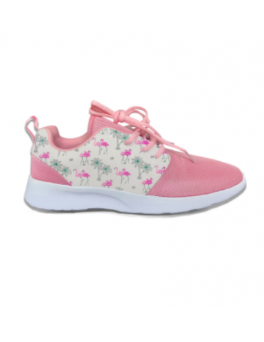 Baskets Flamant Rose Lacets de la marque