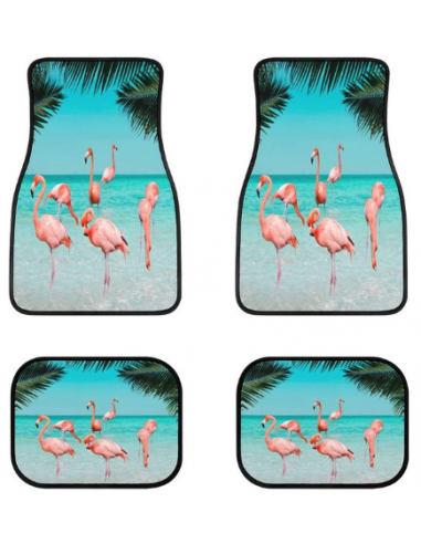 Ensemble complet de Tapis de sol de Voiture Flamant Rose ouvre sa boutique