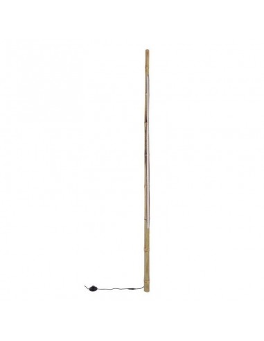 Lampadaire À Terre LED TUBE Bambou H200 cm Véritable concentré