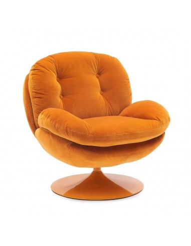 Fauteuil MEMENTO Uni Orange ATHEZZA 81x84xH84 cm en ligne