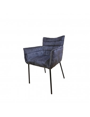 Fauteuil CLOUD bleu gris chenille 60x60xH84cm Economisez 