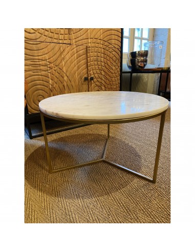 Table basse VERSAILLE D60xH36cm le des métaux précieux